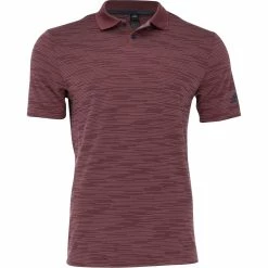 Adidas Contrast Stripe Shirt Polo Short Sleeve Golf Apparel