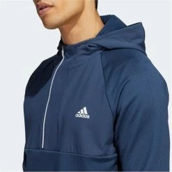 Adidas Fleece Anorak 1/4 Zip Outerwear Pullover Golf Apparel -Golf Apparel Shop adidas fleece anorak 1 4 zip outerwear 5