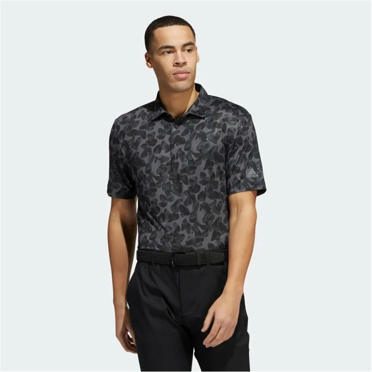 Adidas Prisma Print Shirt Polo Short Sleeve Golf Apparel 6 Adidas Prisma Print Shirt Polo Short Sleeve Golf Apparel - Image 4