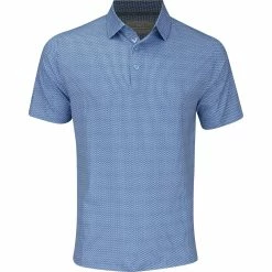 Callaway All-Over Trademark Artisan Chev Print Shirt Polo Short Sleeve Golf Apparel