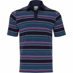 Callaway Yarn Dyed Marled End-On-End Shirt Polo Short Sleeve Golf Apparel
