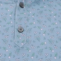 FootJoy Mini Floral Lisle Self Collar Shirt Polo Short Sleeve Golf Apparel -Golf Apparel Shop footjoy mini floral lisle self collar shirt 4
