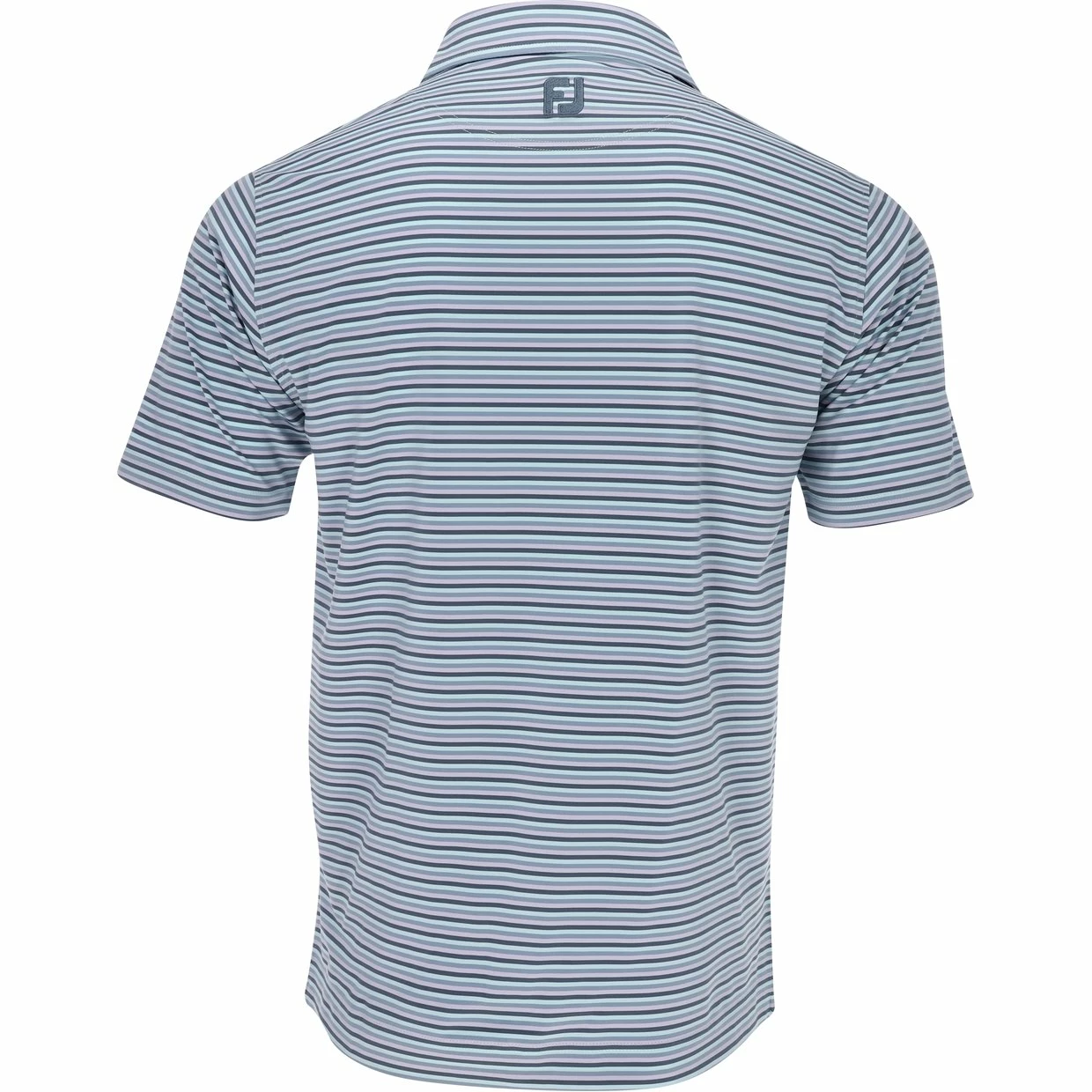 FootJoy Mini Stripe Lisle Self Collar Shirt Polo Short Sleeve Golf Apparel 4 FootJoy Mini Stripe Lisle Self Collar Shirt Polo Short Sleeve Golf Apparel - Image 2
