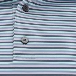 FootJoy Mini Stripe Lisle Self Collar Shirt Polo Short Sleeve Golf Apparel 11 FootJoy Mini Stripe Lisle Self Collar Shirt Polo Short Sleeve Golf Apparel -Golf Apparel Shop footjoy mini stripe lisle self collar shirt 4