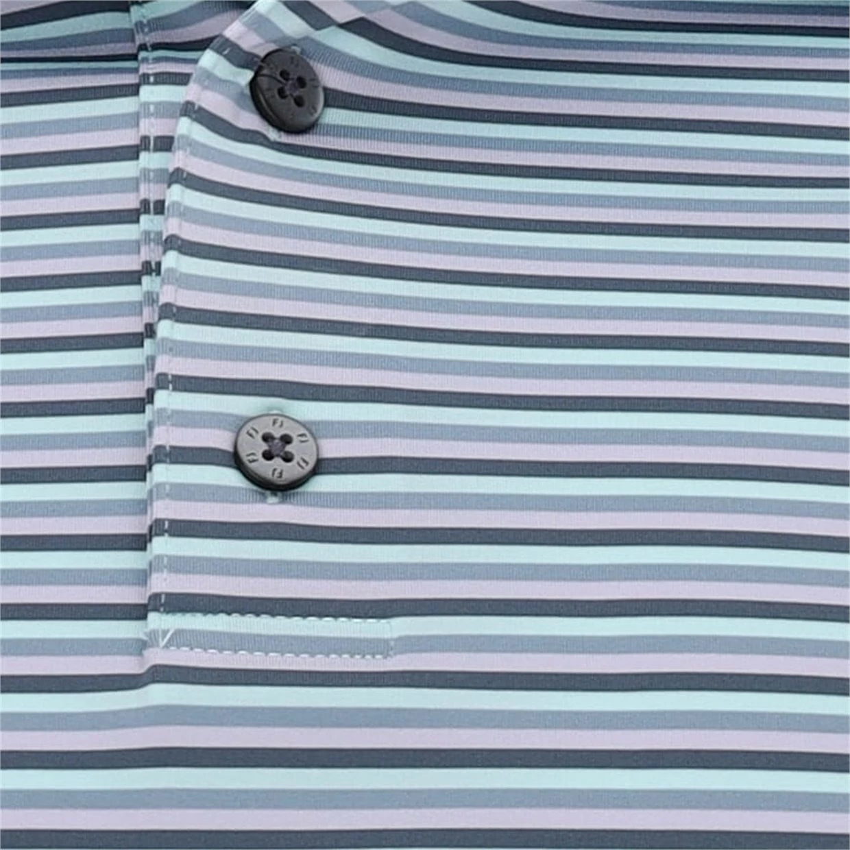 FootJoy Mini Stripe Lisle Self Collar Shirt Polo Short Sleeve Golf Apparel 7 FootJoy Mini Stripe Lisle Self Collar Shirt Polo Short Sleeve Golf Apparel - Image 5