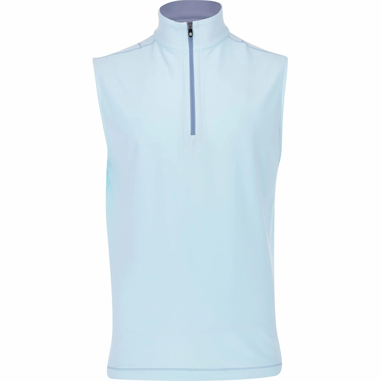 FootJoy Solid ¼ Zip Brushed Back Accents Outerwear Vest Golf Apparel 3 FootJoy Solid ¼ Zip Brushed Back Accents Outerwear Vest Golf Apparel