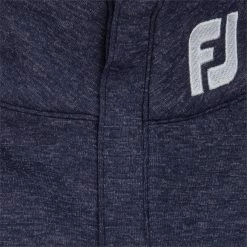 FootJoy Tour Logo Heather Yoke Half Zip Mid-Layer Outerwear Pullover Golf Apparel -Golf Apparel Shop footjoy tour logo heather yoke half zip mid layer outerwear 4