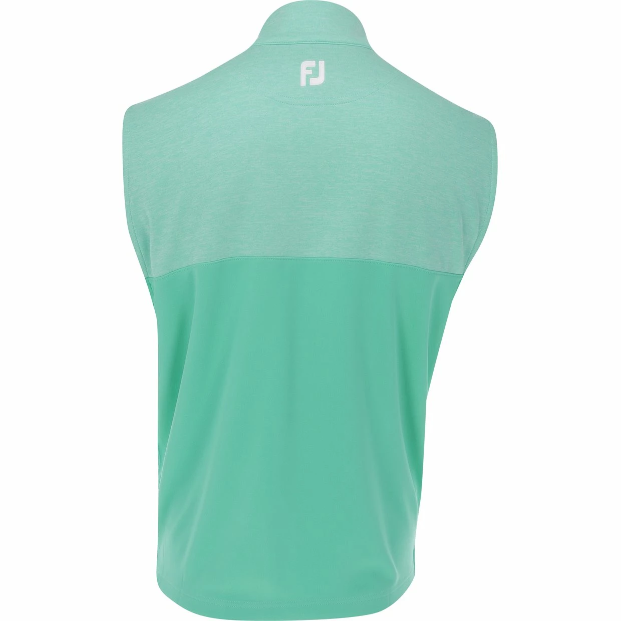 FootJoy Tour Logo Heather Yoke Half-Zip Outerwear Vest Golf Apparel 4 FootJoy Tour Logo Heather Yoke Half-Zip Outerwear Vest Golf Apparel - Image 2