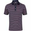 FootJoy Trio Stripe Lisle Self Collar Shirt Polo Short Sleeve Golf Apparel 2 FootJoy Trio Stripe Lisle Self Collar Shirt Polo Short Sleeve Golf Apparel -Golf Apparel Shop footjoy trio stripe lisle self collar shirt