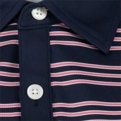 FootJoy Trio Stripe Lisle Self Collar Shirt Polo Short Sleeve Golf Apparel 11 FootJoy Trio Stripe Lisle Self Collar Shirt Polo Short Sleeve Golf Apparel -Golf Apparel Shop footjoy trio stripe lisle self collar shirt 4