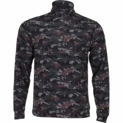 Greg Norman Crest 1/4 Zip Outerwear Pullover Golf Apparel