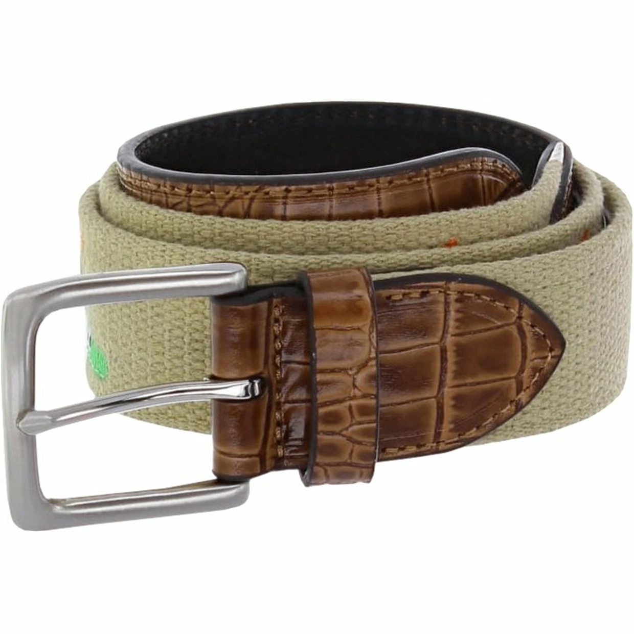 Greg Norman Embroidered Flag On The Green Web Accessories Belts Golf Apparel 3 Greg Norman Embroidered Flag On The Green Web Accessories Belts Golf Apparel
