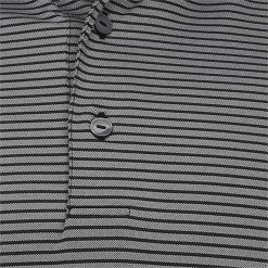 Greg Norman Freedom Micro Pique Classic Stripe Shirt Polo Short Sleeve Golf Apparel -Golf Apparel Shop greg norman freedom micro pique classic stripe shirt 4