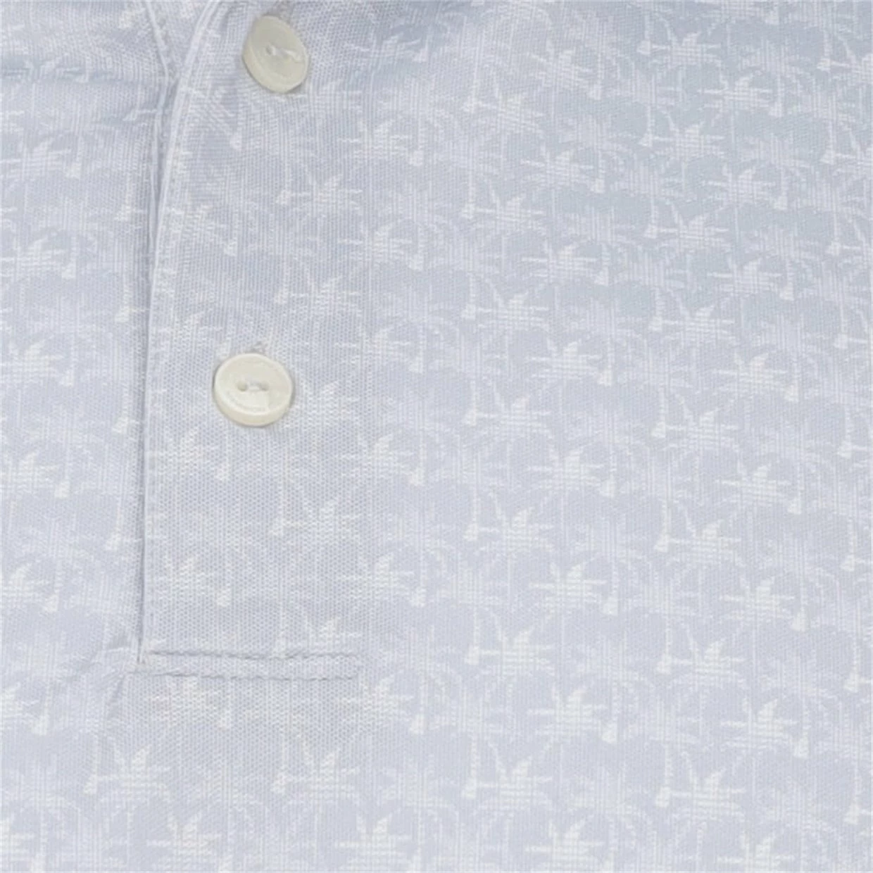 Greg Norman Freedom Micro Pique Palm Print Shirt Polo Short Sleeve Golf Apparel 7 Greg Norman Freedom Micro Pique Palm Print Shirt Polo Short Sleeve Golf Apparel - Image 5