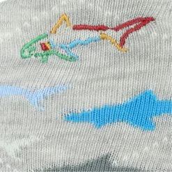 Greg Norman Shark Repeat Socks Crew Golf Apparel -Golf Apparel Shop greg norman shark repeat socks 1
