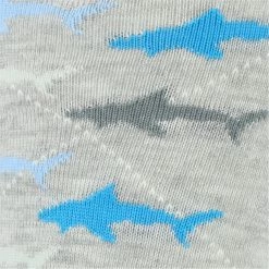 Greg Norman Shark Repeat Socks Crew Golf Apparel -Golf Apparel Shop greg norman shark repeat socks 2