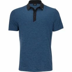 JDX Adam Duo Heather Shirt Polo Short Sleeve Golf Apparel