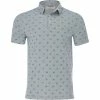Linksoul Gingko Print Oxford Shirt Polo Short Sleeve Golf Apparel 1 Linksoul Gingko Print Oxford Shirt Polo Short Sleeve Golf Apparel -Golf Apparel Shop linksoul gingko print oxford shirt