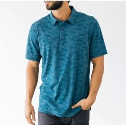 Linksoul Seaweed Print Anza Shirt Polo Short Sleeve Golf Apparel 7 Linksoul Seaweed Print Anza Shirt Polo Short Sleeve Golf Apparel -Golf Apparel Shop linksoul seaweed print anza shirt 2