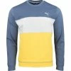 Puma Cloudspun Colorblock Crewneck Outerwear Pullover Golf Apparel 2 Puma Cloudspun Colorblock Crewneck Outerwear Pullover Golf Apparel -Golf Apparel Shop puma cloudspun colorblock crewneck outerwear