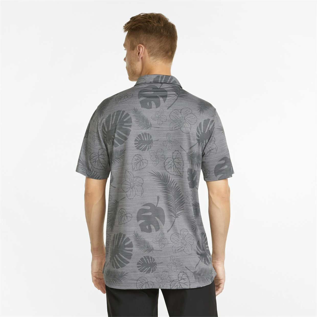 Puma Cloudspun Leaves N' Flowers Shirt Polo Short Sleeve Golf Apparel 6 Puma Cloudspun Leaves N' Flowers Shirt Polo Short Sleeve Golf Apparel - Image 4