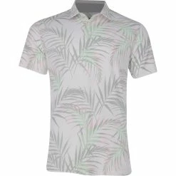 Puma CloudSpun Palm Leaf Shirt Polo Short Sleeve Golf Apparel