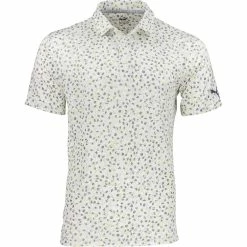 Puma MATTR Fancy Plants Shirt Polo Short Sleeve Golf Apparel