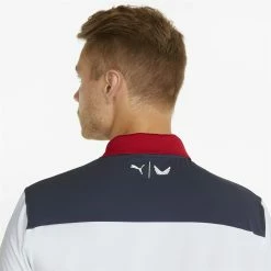 Puma Volition Colorblock Shirt Polo Short Sleeve Golf Apparel -Golf Apparel Shop puma volition colorblock shirt 2