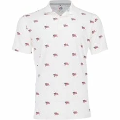 Puma Volition Flag Shirt Polo Short Sleeve Golf Apparel