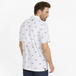 Puma Volition Flag Shirt Polo Short Sleeve Golf Apparel 10 Puma Volition Flag Shirt Polo Short Sleeve Golf Apparel -Golf Apparel Shop puma volition flag shirt 3