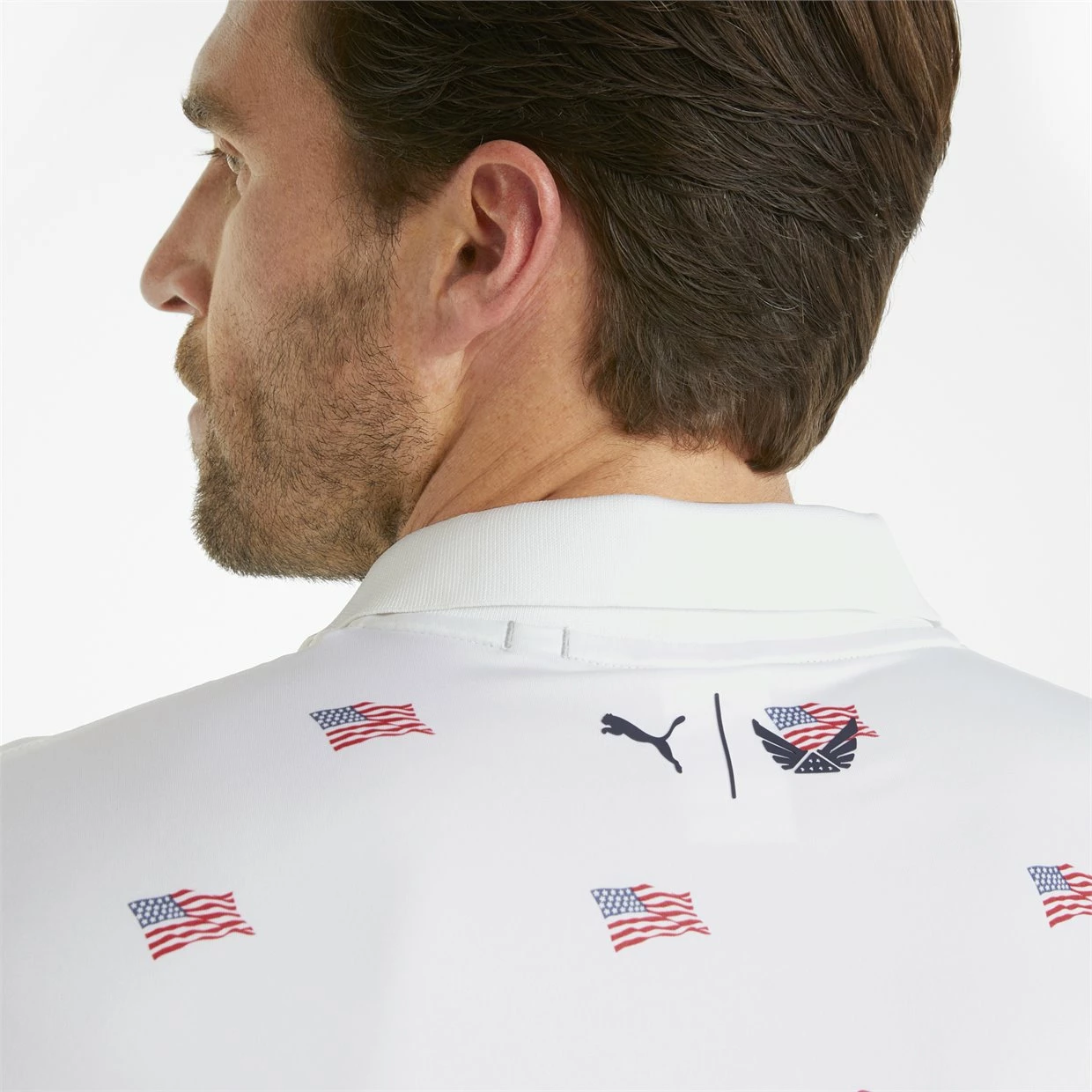 Puma Volition Flag Shirt Polo Short Sleeve Golf Apparel 7 Puma Volition Flag Shirt Polo Short Sleeve Golf Apparel - Image 5
