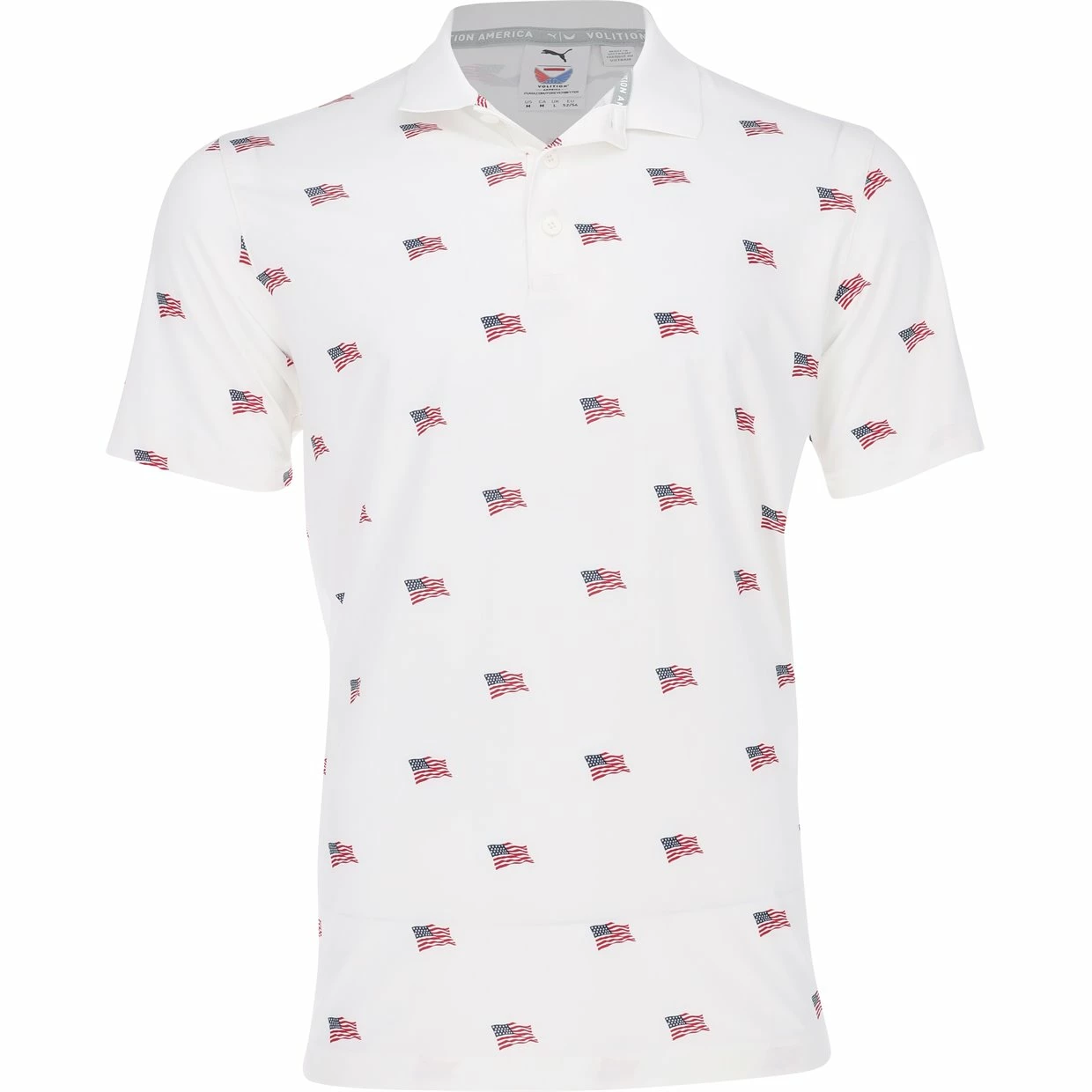 Puma Volition Flag Shirt Polo Short Sleeve Golf Apparel 3 Puma Volition Flag Shirt Polo Short Sleeve Golf Apparel