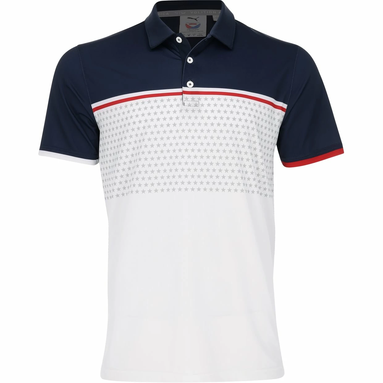 Puma Volition Patriot Shirt Polo Short Sleeve Golf Apparel 3 Puma Volition Patriot Shirt Polo Short Sleeve Golf Apparel