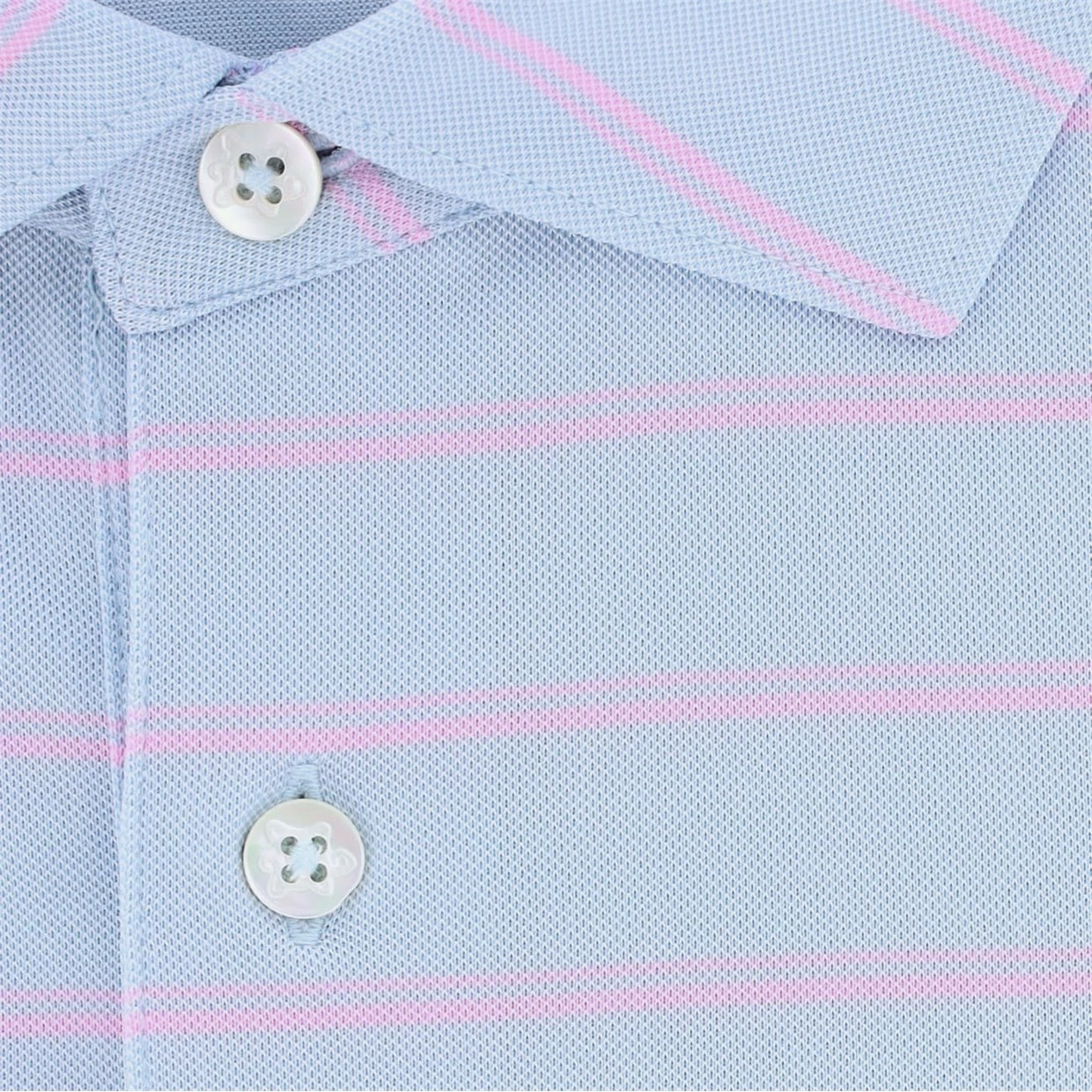 Turtleson Bowen Stripe Oxford Performance Shirt Polo Short Sleeve Golf Apparel 6 Turtleson Bowen Stripe Oxford Performance Shirt Polo Short Sleeve Golf Apparel - Image 4