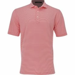 Turtleson Carter Stripe Performance Shirt Polo Short Sleeve Golf Apparel