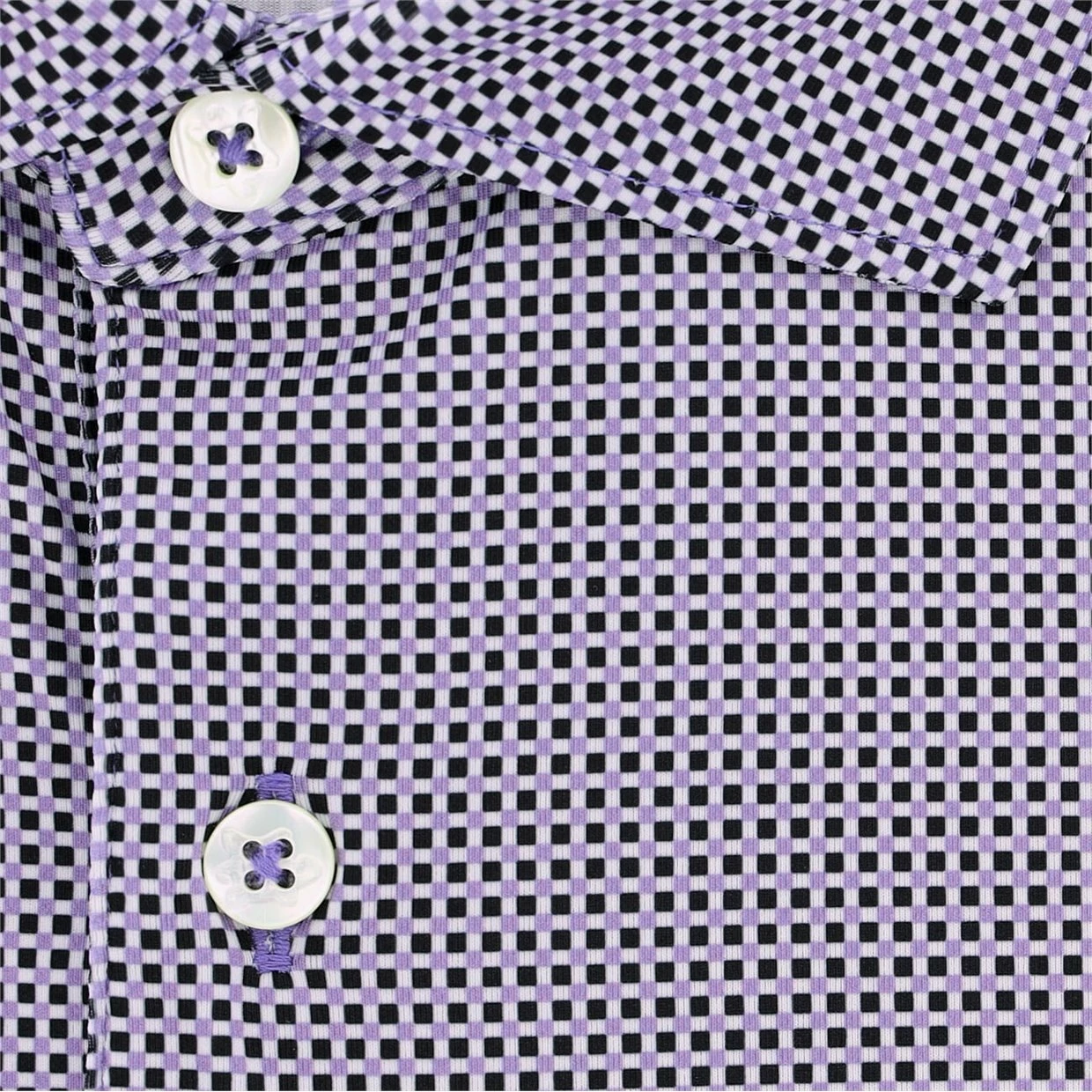 Turtleson Checker Jacquard Performance Shirt Polo Short Sleeve Golf Apparel 6 Turtleson Checker Jacquard Performance Shirt Polo Short Sleeve Golf Apparel - Image 4