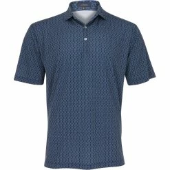 Turtleson Victor Floral Performance Shirt Polo Short Sleeve Golf Apparel