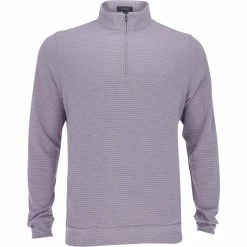 Turtleson Wallace Stripe 1/4 Zip Outerwear Pullover Golf Apparel