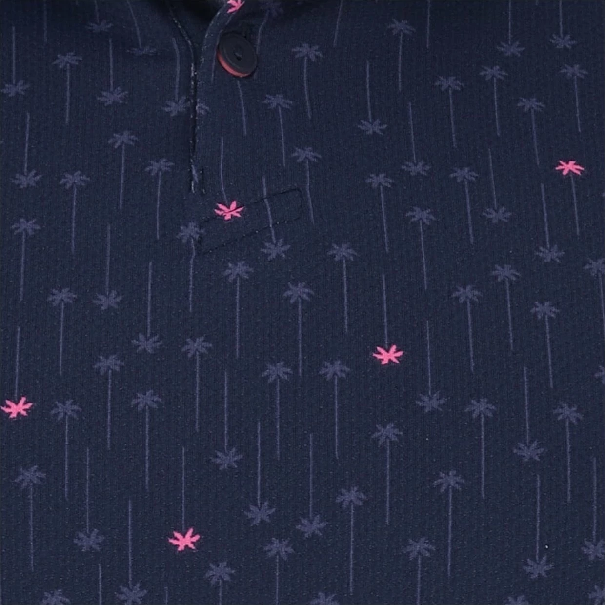 Under Armour Iso-Chill Palm Dash Print Shirt Polo Short Sleeve Golf Apparel 6 Under Armour Iso-Chill Palm Dash Print Shirt Polo Short Sleeve Golf Apparel - Image 4