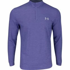 Under Armour Playoff 3.0 Heather 1/4 Zip Outerwear Pullover Golf Apparel