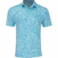 Under Armour Playoff 3.0 Palm Sketch Print Shirt Polo Short Sleeve Golf Apparel